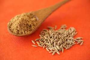 Cumin seeds and cumin powder